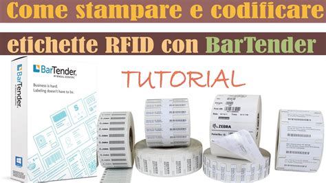 come stampare card rfid|Come stampare e codificare etichette R.